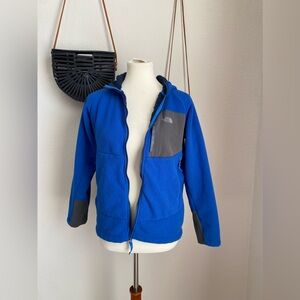 The North Face Fleece Zip Hooded Sweater, Size Kids Large (14/16)